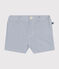 Shorts bebè in seersucker GAULOISE/ MARSHMALLOW