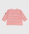 Top da marinaio per neonati in cotone spesso rosa FLEUR/ SPICY