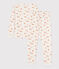 Pigiama snugfit uccellino in cotone bianco MARSHMALLOW/bianco MULTICO