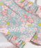 Costume da bagno 2 pezzi a fiori bambina blu/multicolore