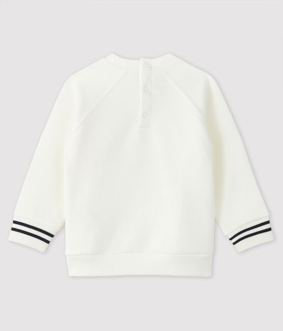 Felpa bebè maschio fantasia bianco MARSHMALLOW