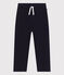 Pantalone bambino in tela di cotone blu SMOKING