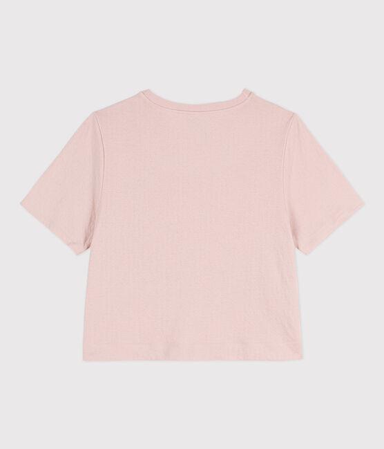 T-shirt LE BOXY in cotone donna rosa SALINE