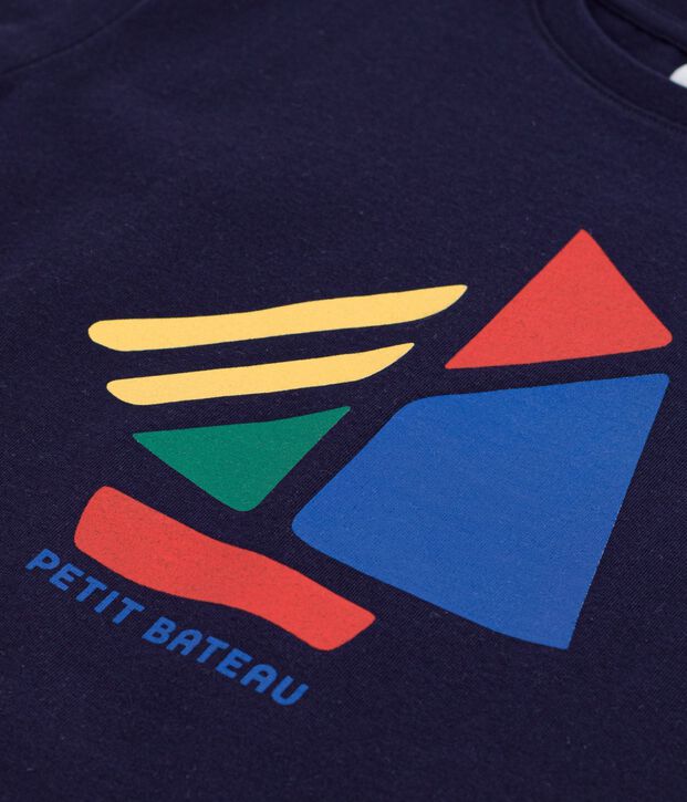 T-shirt a maniche corte con stampa bambino SOIR