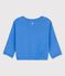Cardigan in cotone neonato blu BRASIER