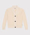 Cardigan a costa inglese in cotone donna ecru AVALANCHE