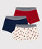 Confezione da 3 boxer bambino in cotone variante 1