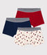Confezione da 3 boxer bambino in cotone