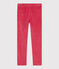 Pantaloni in velluto bambina rosa POPPY