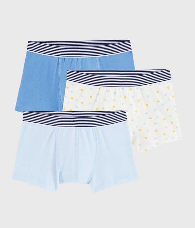 Confezione da 3 boxer fantasia geometrica bambino multicolore