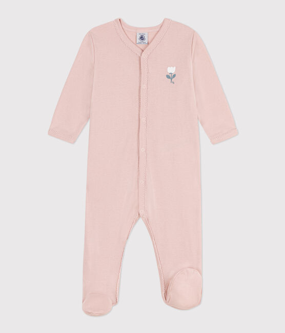 Tutina pigiama rosa in cotone rosa SALINE