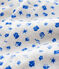 Body-pigiama fantasia barche bebè in tubique in cotone biologico bianco MARSHMALLOW/blu COOL