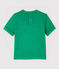 T-shirt maniche corte in cotone bebè maschio verde GAZON