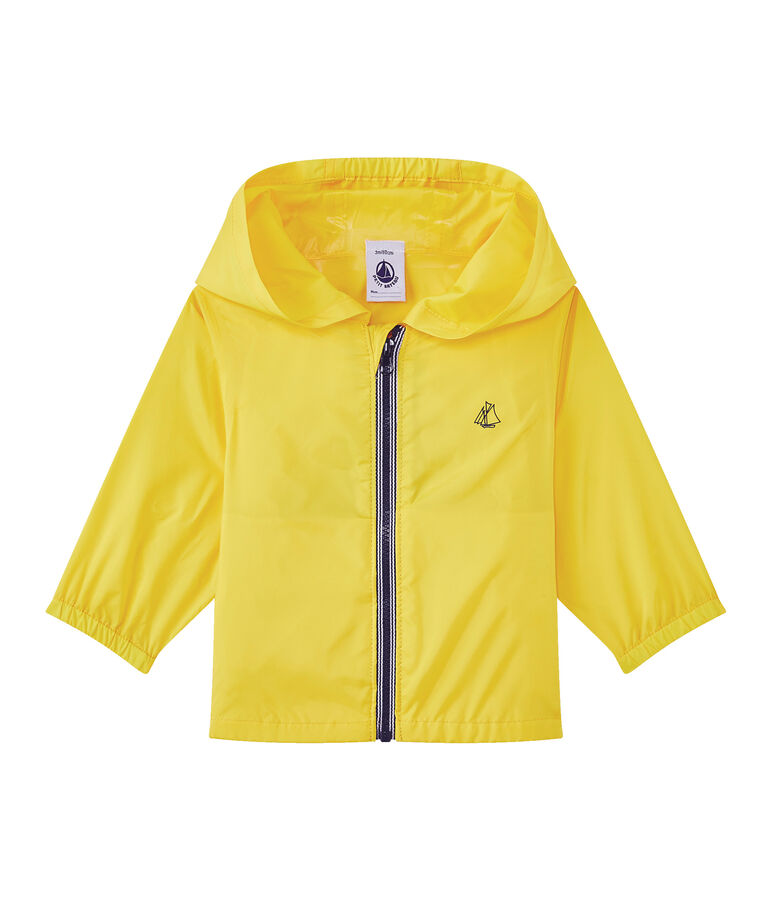 Giacca a vento beb&eacute; unisex gialla JAUNE