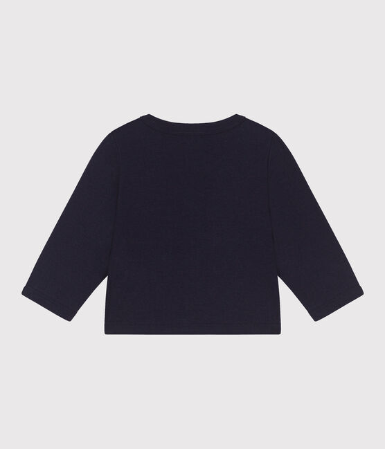 Cardigan in cotone neonato blu SMOKING