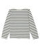 Marinière bambino unisex beige COQUILLE/blu SMOKING