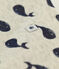 Sacco nanna balena bebè in ciniglia beige MONTELIMAR/blu MEDIEVAL