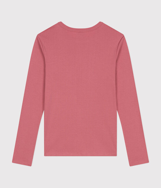 T-shirt L'ICONIQUE girocollo in cotone Donna rosa ROSEWOOD