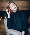Giacca cardigan in tubique donna nero NOIR/giallo DORE