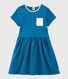 Abito manica corta in cotone bambina