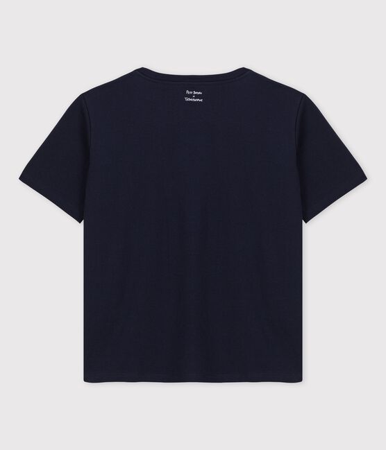 T-shirt allattamento Tajinebanane x Petit Bateau blu SMOKING