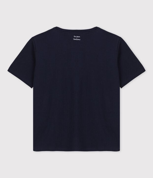 T-shirt allattamento Tajinebanane x Petit Bateau blu