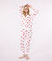 Pigiama donna in cotone cuore bianco MARSHMALLOW/rosso TERKUIT