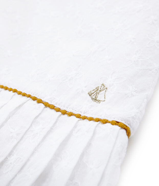 Abito e borsetta da cerimonia bambina bianco