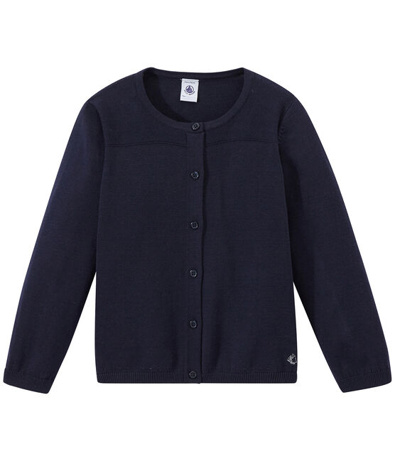 Cardigan bambina blu SMOKING