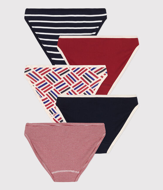 Confezione da 5 slip di cotone Donna variante 1