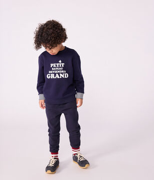 Felpa Per Bambino Petit Bateau - 100% Cotone, Maniche Lunghe, Classica E Comoda