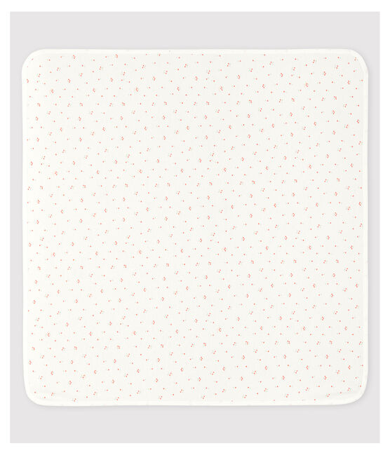 Lenzuolo maternità bebè in cotone biologico bianco MARSHMALLOW/bianco MULTICO