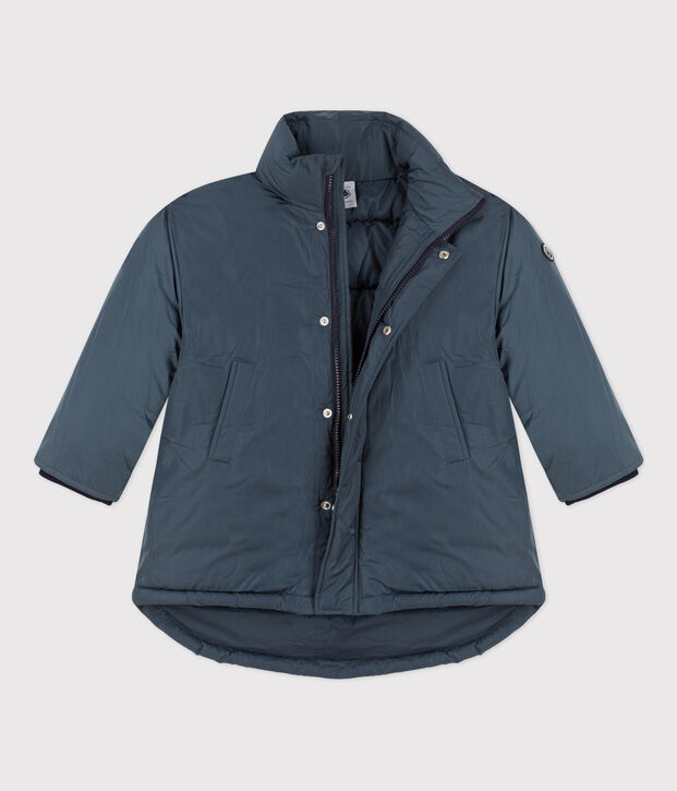 Piumino medio-lungo bambina grigio