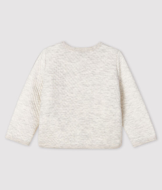 Cardigan bebè femmina in tubique beige MONTELIMAR CHINE