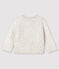 Cardigan bebè femmina in tubique beige MONTELIMAR CHINE