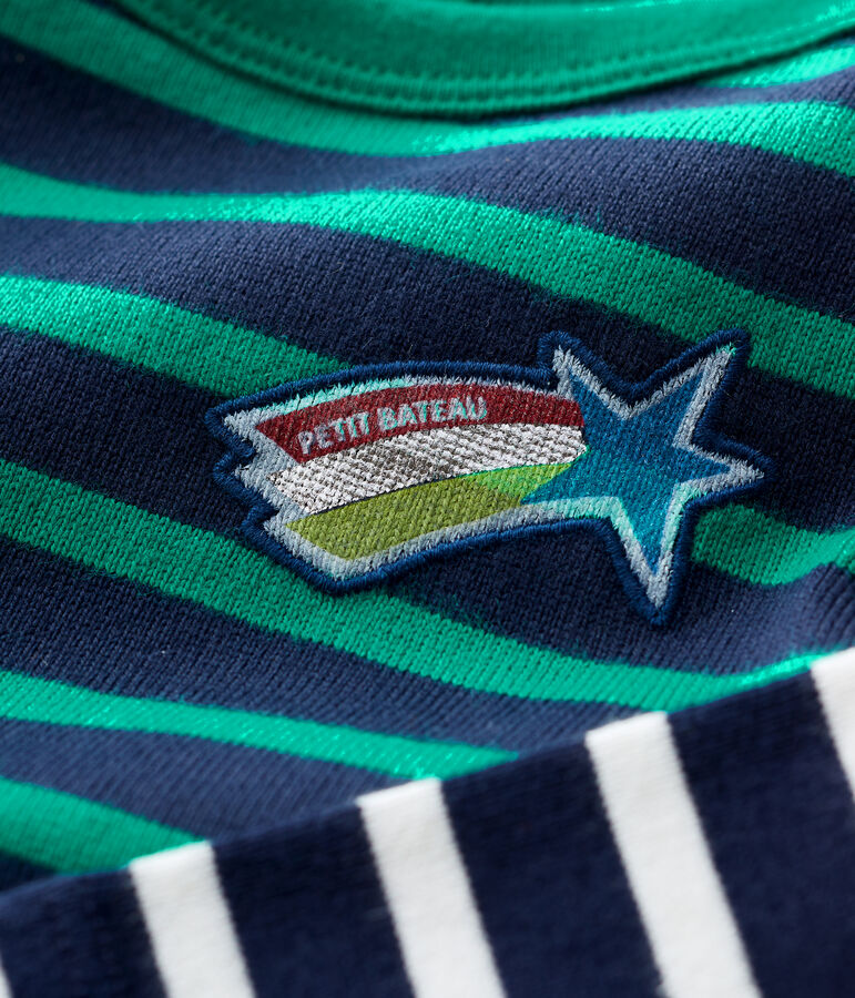 Marini&egrave;re in cotone beb&egrave;. bianco/multicolore