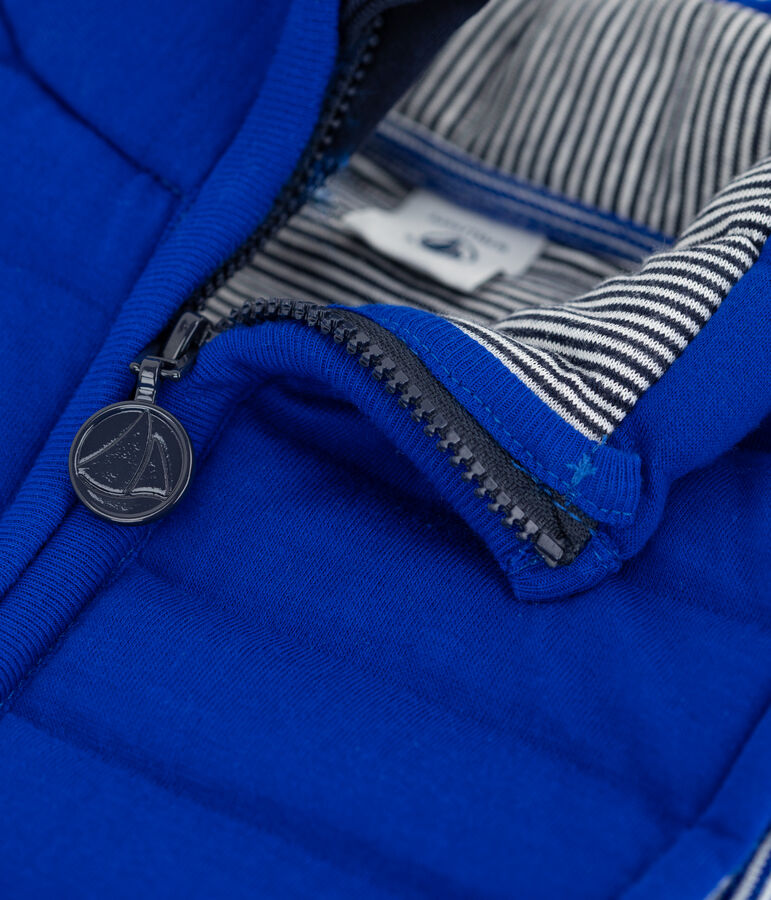 Giubbotto in tubique trapuntato bambina - bambino blu SURF