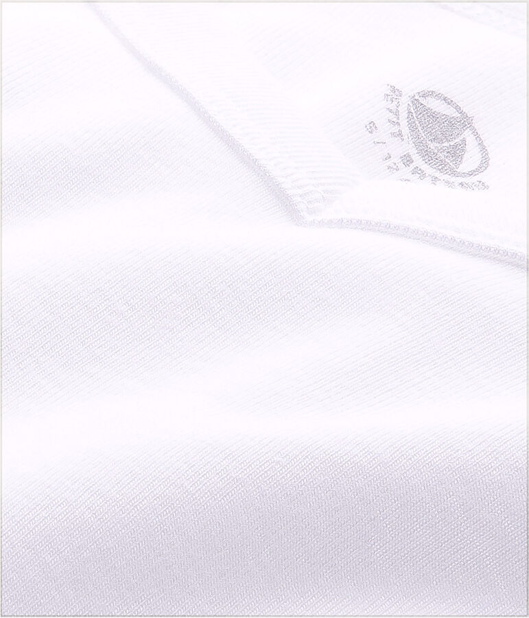 T-shirt maniche corte scollo a V Uomo bianco