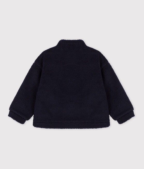 Giacca in sherpa bambino blu SMOKING