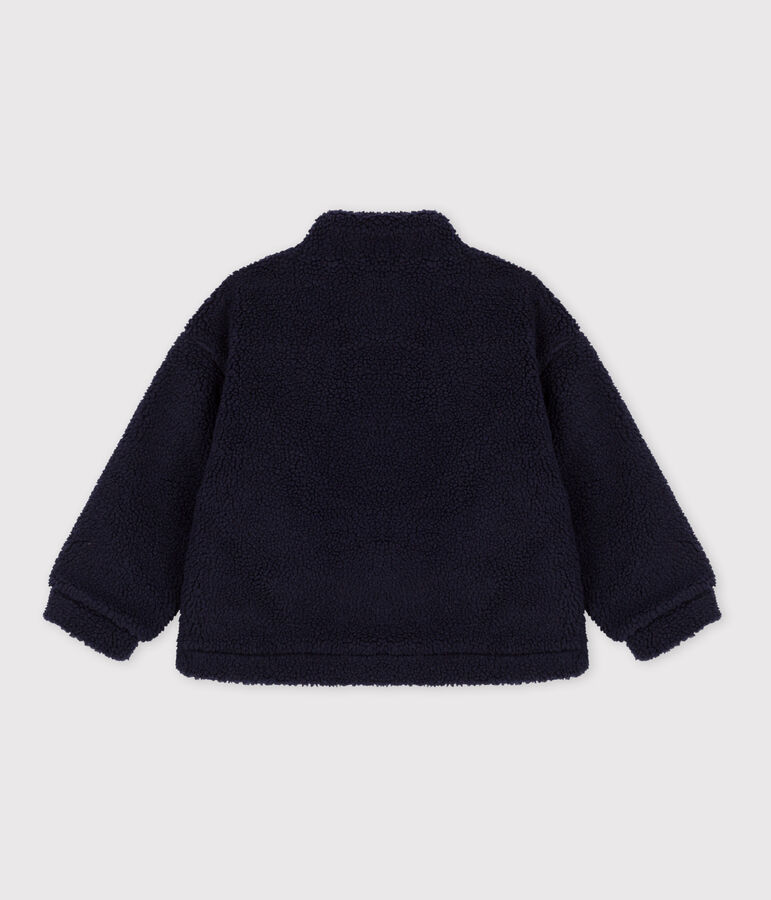 Giacca in sherpa bambino blu SMOKING