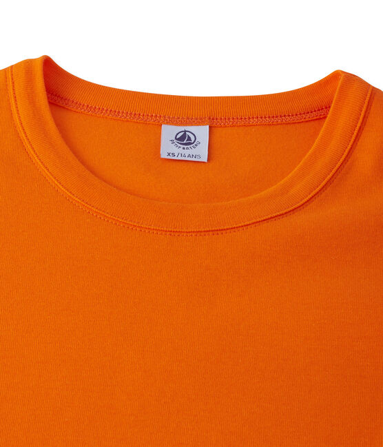 T-shirt donna in costina originale 1X1 arancione Feu