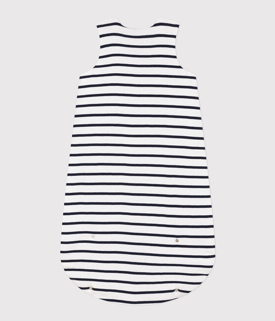 Sacco nanna in cotone a righe TOG 2 bianco MARSHMALLOW/blu SMOKING