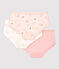 Confezione da 3 slip bambina glitterati variante 1