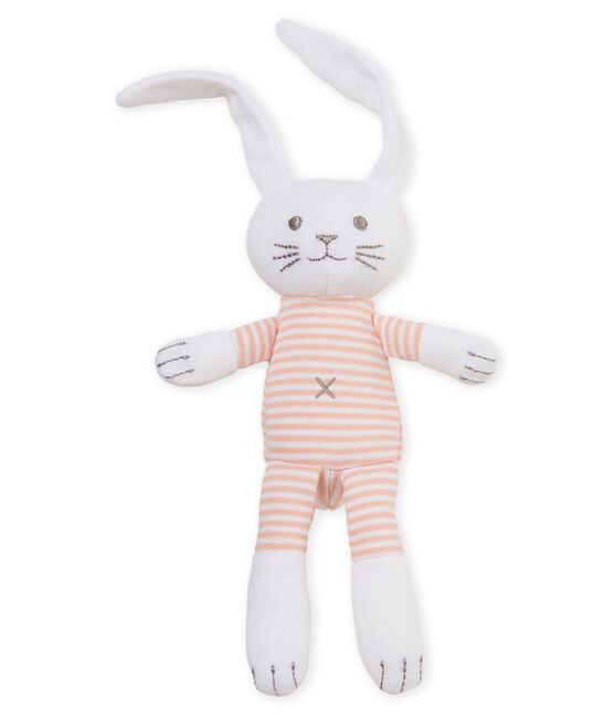 Coudou coniglietto sonaglio bebè unisex rosa ROSAKO/bianco MARSHMALLOW