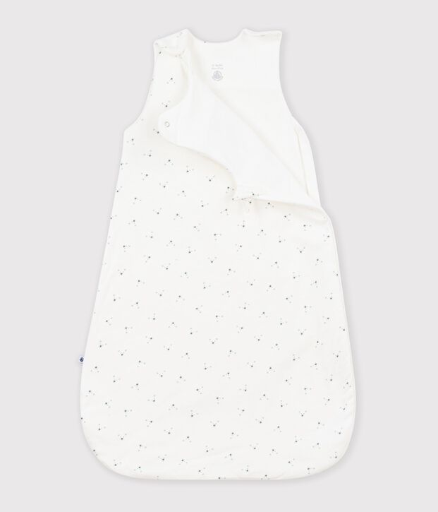 Sacco nanna neonato in cotone con orso stampato TOG 1,5 bianco/multicolore