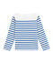 Maglia alla marinara da bambino con decorazioni creative bianco MARSHMALLOW/blu PERSE