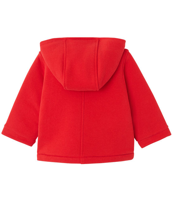 Montgomery per bebé in molleton rosso FROUFROU