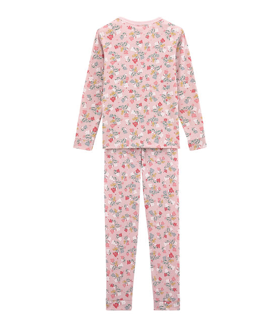 Pigiama per bambina rosa JOLI/bianco MULTICO