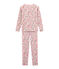 Pigiama per bambina rosa JOLI/bianco MULTICO