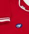 T-shirt a maniche lunghe in cotone tinta unita bambino rosso